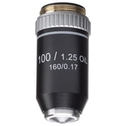 100X Achromatic Microscope Oil Immersion Objective with Black Finish