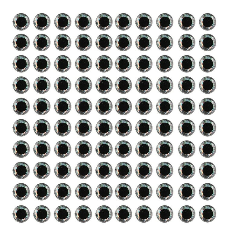 100X Fishing Lure Eyes Fish Eye Stickers Fly Tying 3D Stickers Lure  Accessories 