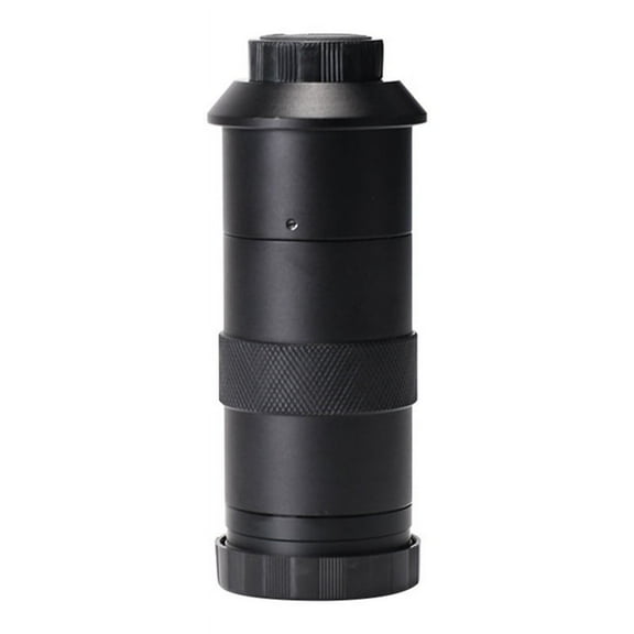 100X Microscope Lens M1218 Monocular Industrial Camera Maintenance Appraisal Lens,1 x 100x Microscope Lens,black
