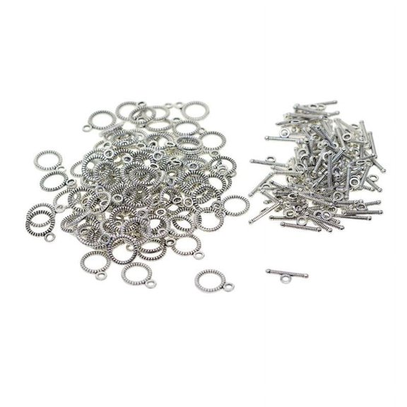 100X OT Toggle Clasp Hook Tibet Jewelry Making Necklace Bracelet DIY
