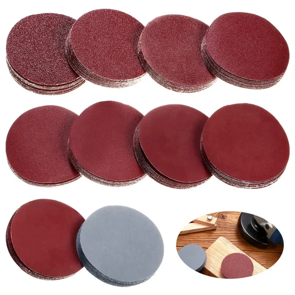 100X Sanding Discs 3 Inch 80-3000 Grit Hook And Loop Sandpaper For Sanders Drill