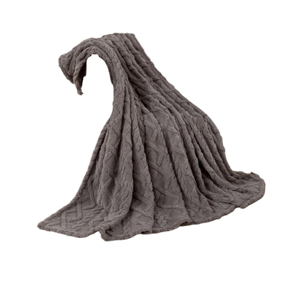 100X120cm Super Soft Warm Solid Warm Fleece Blanket Throw Rug Sofa Bedding