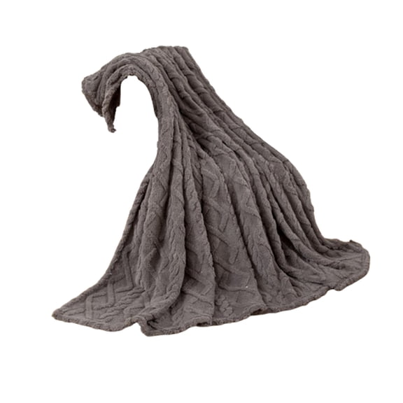 100X120cm Super Soft Warm Solid Warm Fleece Blanket Throw Rug Sofa Bedding