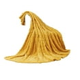 thumbnail image 1 of 100X120cm Super Soft Warm Solid Warm Fleece Blanket Throw Rug Sofa Bedding, 1 of 4