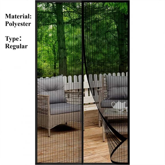 100X210cm Magnetic Fly Screen Door Easy to Install Self-Closing Pet-Friendly Bug Protection Fly Screens for Patio Doors Screen