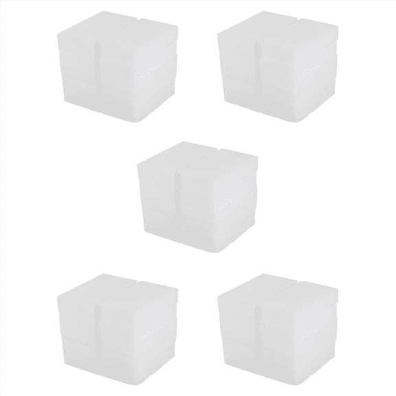 100X60X20mm 50Pcs Magic Sponge Eraser Melamine Cleaner-White