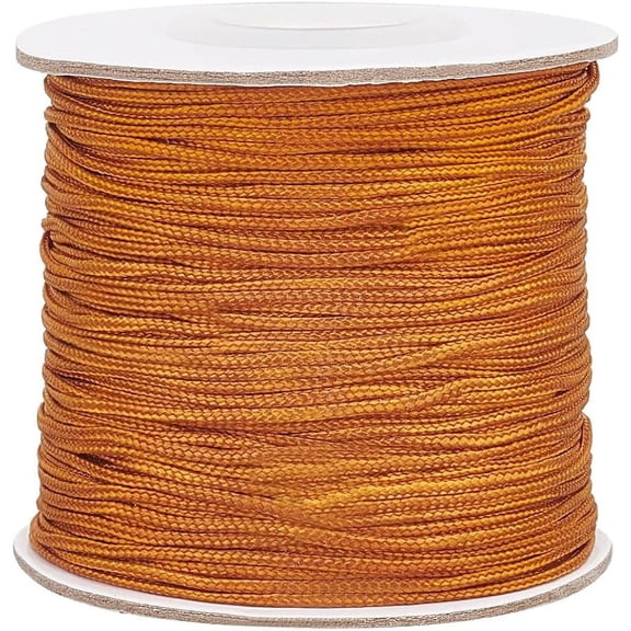 100Yards 1mm Nylon String Beading Thread Bracelet String Chinese Knotting Cord Wind Chime Cord for Necklaces Macrame Wind Chime Lift Shade Blind Gardening Plant Peru