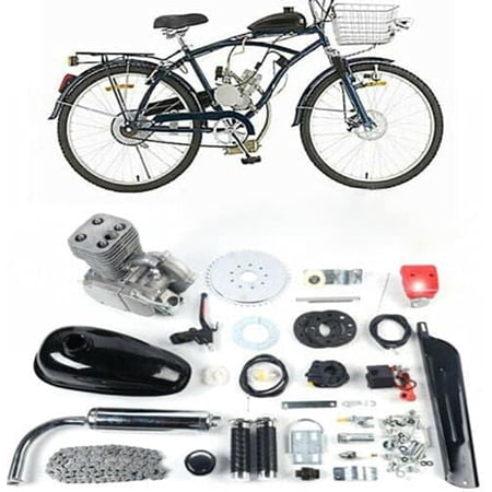 100cc 2-Stroke Bicycle Engine Kit Full Air-Cooling Motor Bike Modified Set Motorized Motor Bike Modified Tool offering, Super Fuel-efficient for 26" 28" Bike