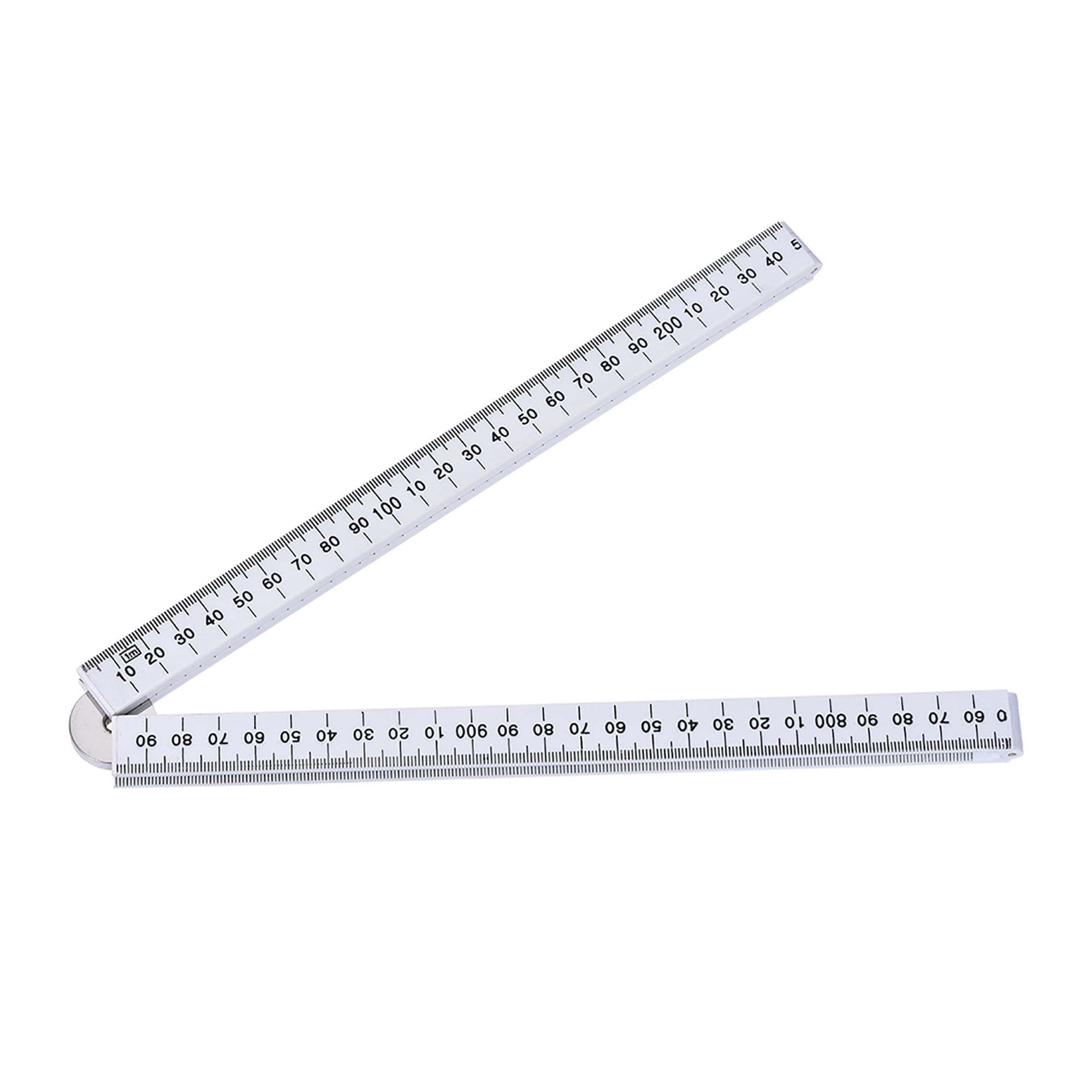 Uxcell Folding Ruler 100cm/39.37 6 Fold Metric Measuring Tool ABS for  Woodworking Engineer Yellow