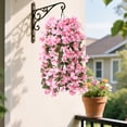 thumbnail image 1 of 100cm Artificial Bougainvillea Hanging Flowers with Fuller Blooms, Realistic Nylon Vines for Porch Balcony & Outdoor Decor, 1PC Set in Multiple Colors, 1 of 5