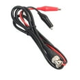 thumbnail image 1 of 100cm BNC to Alligator Clips Test Lead Set Oscilloscope Test Probe Leads Test Cable Lead Electrical Crocodile Clamp, 1 of 8