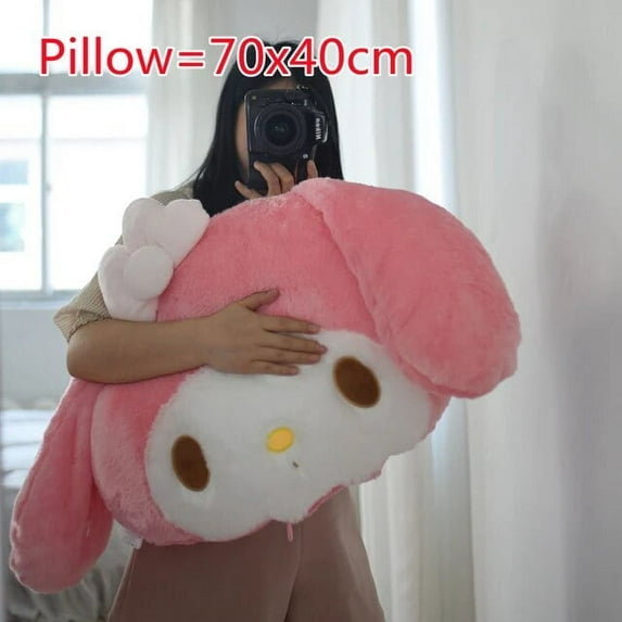 100cm Soft My Melody Plush Toy Big Size Hug Pillow Comfortable Back Cushion Lovely Japan Style Plushies Sofa Decorative Pillow
