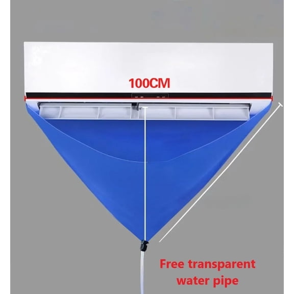 100cm Thickened Cleaner Air Coditioning Cleaning Cover Bag PVC with Water Pipe Home 1-1.5P Split Hanging Air Conditioner Tools