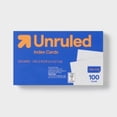 thumbnail image 1 of 3x5 White Unruled Index Cards 100 Count, 110 lb Heavyweight Uncoated Paper, Paper Basics Index Cards, 1 of 4
