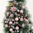 thumbnail image 1 of 100ct Christmas Balls Tree Ornaments, Shatterproof Christmas Decorations Set with Reusable Hand-Held Gift Package for Holiday Xmas Tree Decor (Pink), 1 of 5