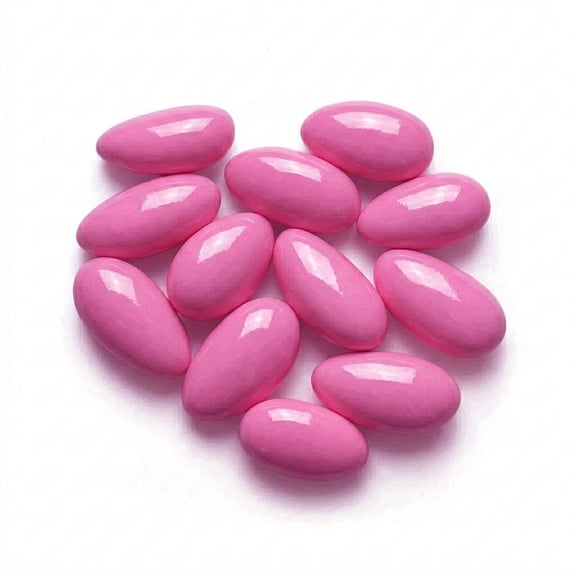 100ct Pink Bulk Jordan Almonds - For Parties, Candy Buffets And Everyday Snacking 1lb Bag