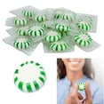 thumbnail image 1 of 100ct Spearmint Mint Candy Individually Wrapped Peppermint Hard Candies Pinwheel, 1 of 5