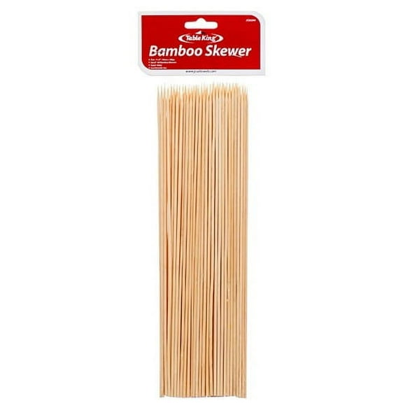 100ct/pk 11.8 inches Length NATURAL BAMBOO BBQ SKEWER COOK Shish Kabob, GRILL FOOD STICKS