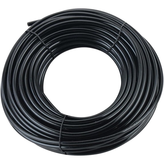 100ft 1/4 inch Drip Irrigation Tubing, Blank Distribution Line Water Hose Garden Watering Tube for System