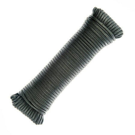 100ft ASR Outdoor 550 Paracord Rope Strong 7 Strand Parachute Cord - Black