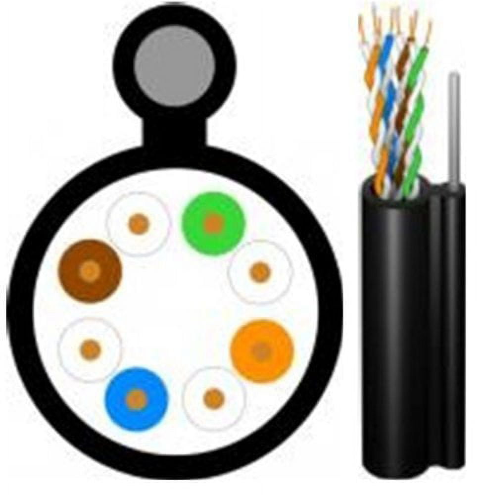 100ft Aerial Cat5e Outdoor Waterproof Cable Direct Burial 100