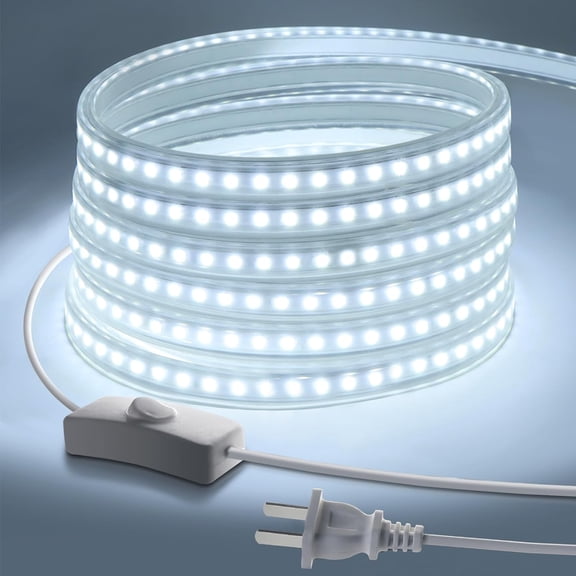 100ft Outdoor String Lights with Rotary Dimmer, 52 LED Edison Bulbs, Dimmable Waterproof Shatterproof 2200K Warm