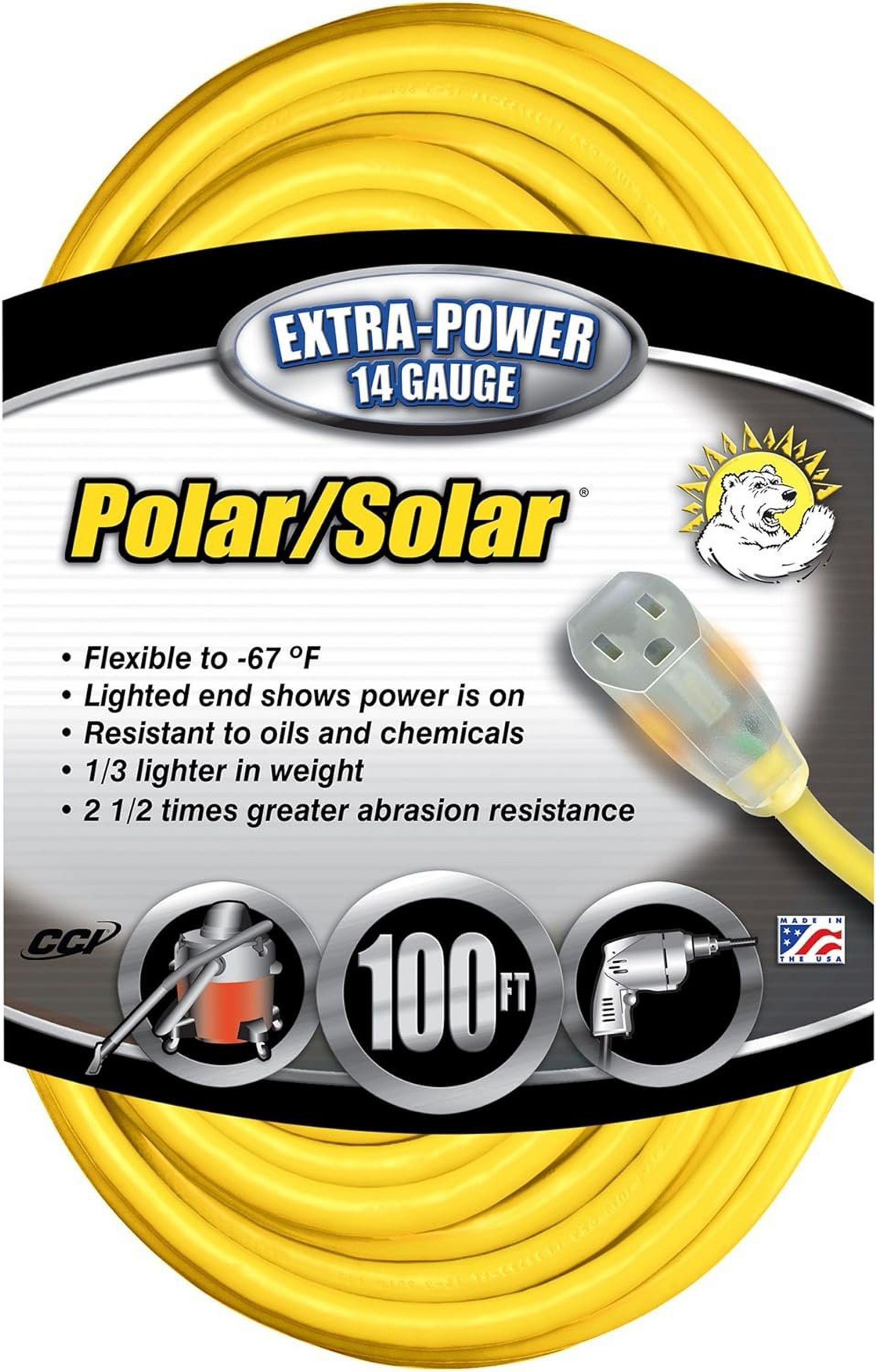 100ft. Solar Extension Cord by Coleman Cable 300v. 14 Guage