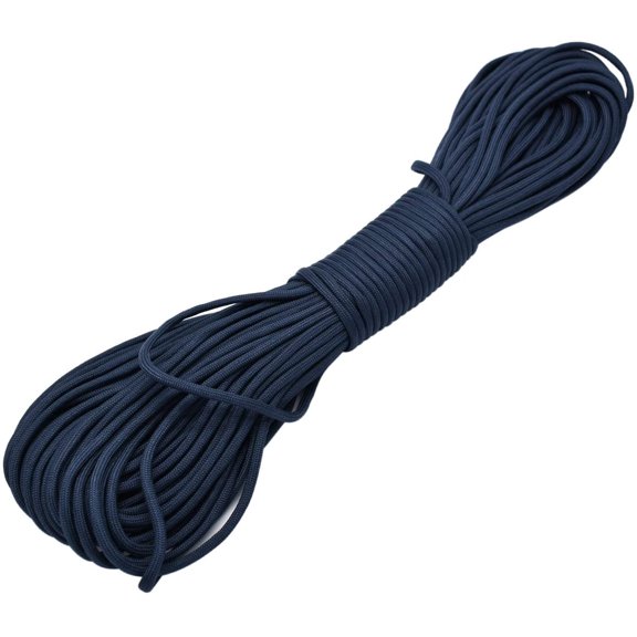 100ft Type III 7 Strand Core Paracord 550 Parachute (40# Navy Blue)$$Other