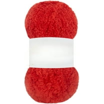 100g 1Skeins 100% Polyester Fluffy Soft Chunky Bulky Yarn for Crocheting and Knitting 3.52 oz / 98 Yds