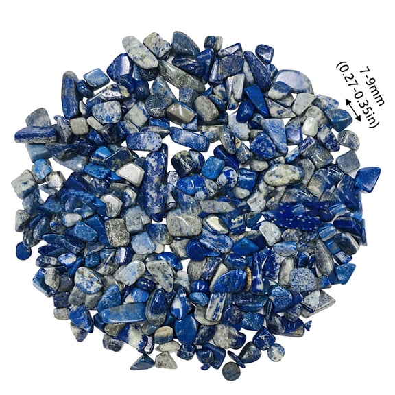 100g 5~7mm Natural Mixed Stone, Smooth Rock Gravel Specimens, Pure Natural Minerals, Fine Decorative Rocks for Fish Tank, Aquarium, Landscape Tank Indoor Display Decoration,Navy
