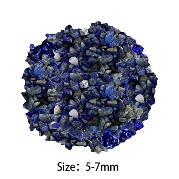 100g 5~7mm Natural Mixed Stone, Smooth Rock Gravel Specimens, Pure Natural Minerals, Fine Decorative Rocks for Fish Tank, Aquarium, Landscape Tank Indoor Display Decoration,E