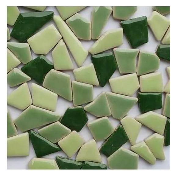 100g 50 Mixed Color DIY Ceramic Mosaic Tiles Ceramic Irregular Mosaic Making Tiles DIY Wall Crafts Handmade Decorative Materials