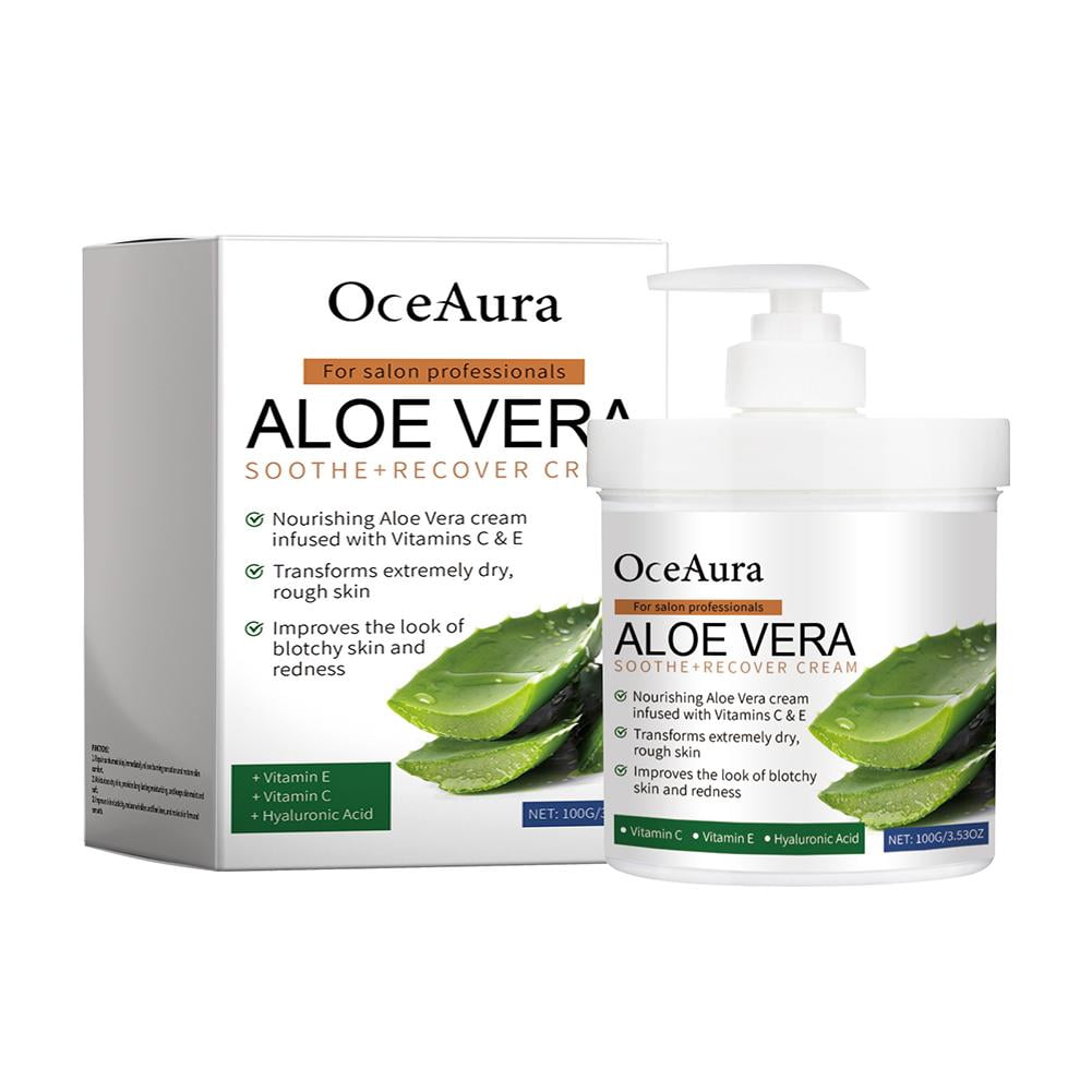 100g Aloe Vera After-Sun Repair Cream Oceaura Aloe Vera After-Sun Repair Cream After-Sun Repair Cream Moisturizing Multi-Effect All-In-One Moisturizing Nourishing Skin Oc-A06-0181-01