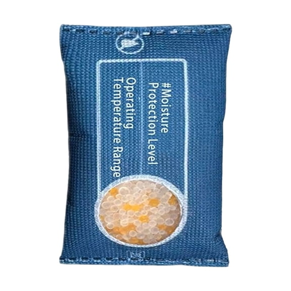 100g Car Dehumidifier Bag with Non-Slip Dashboard Mat | Microwave Rechargeable Silica Gel Desiccant | Absorbs Moisture & Condensation | For Car, Gun Safe, Closet & Garage | Reusable & Leakproof