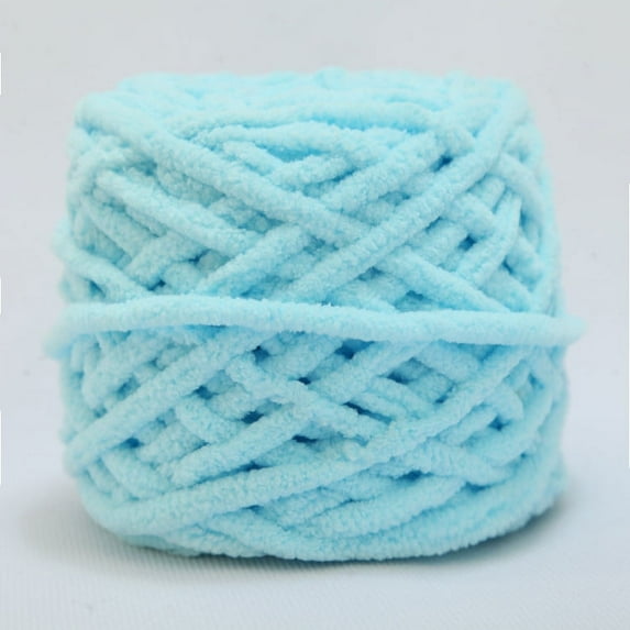 100g Soft Chenille Yarn Velvet Yarn for Crocheting, Fluffy Yarn for Knitting and Crochet DIY Craft Hat Scarf Blanket Slippers
