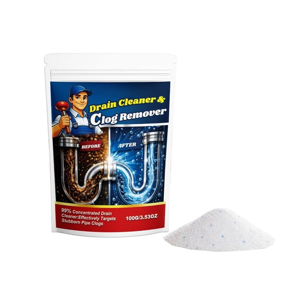 100g Drains Cleaner Powder Kitchen Sink Pipe Unclogging Powder For Dirt Removal And Odor Elimination