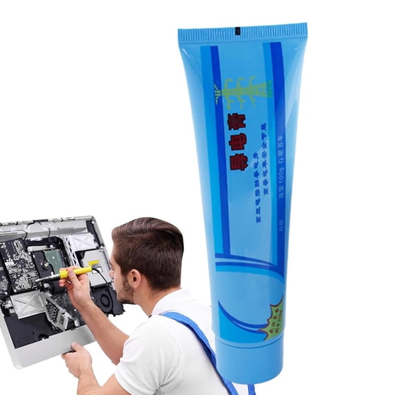 100g Electrical Conductive Grease Paste - High Performance Automotive & Electronic Lubricant for Efficient Current Transfer, Temperature Protection