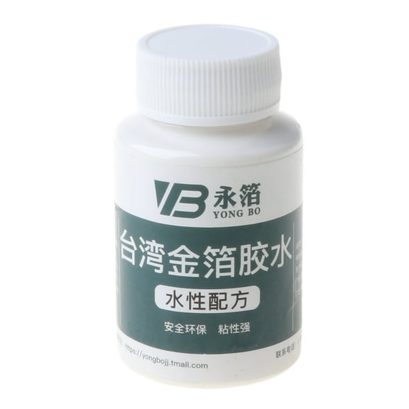 100g Gilding Glue Gold Leaf Foil Water-based Glue for Metal Foil Sheets Arts