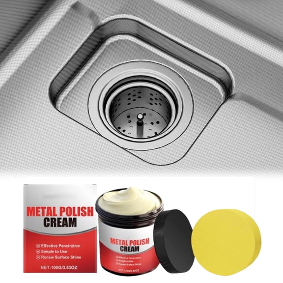 100g Metal Polishing Paste Kit Kitchen And Cookware Rust/Stain Remover For Pots Pans Stovetops And Utensils K