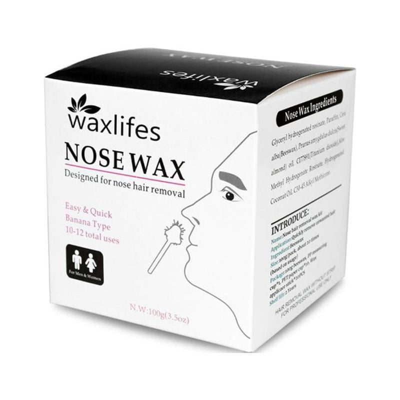 100g Nose Ear Hair Removal Wax Kit Sticks Easy Mens Strip Nasal Waxing ...