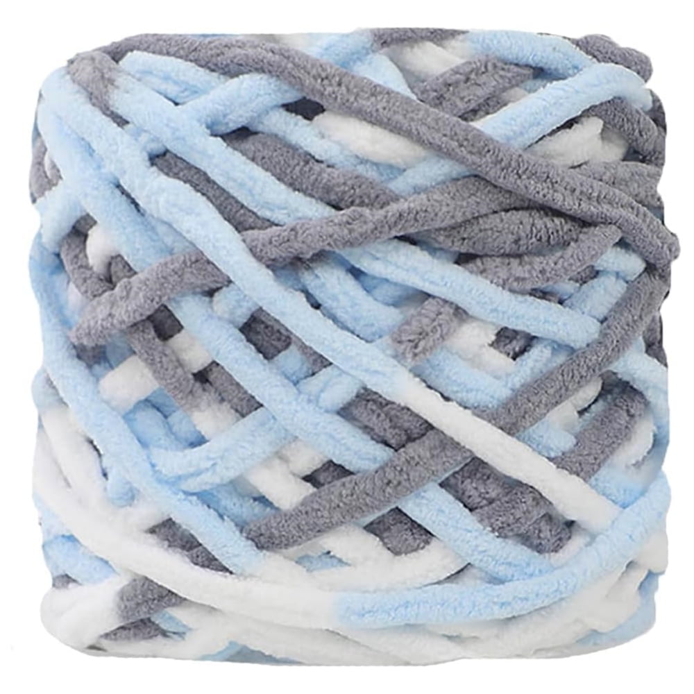 100g Plush Crochet Thread,1 Pack Soft Velvet Chunky Yarn,Fluffy Velvet ...