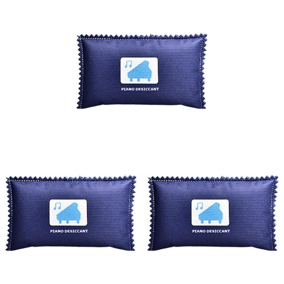 100g Rechargeable Desiccant Packs for Storage, Color Indicating Silica Gel Desiccant Packets, Moisture absorbers for storage, Dehumidifier bag for Closets(3PCS)