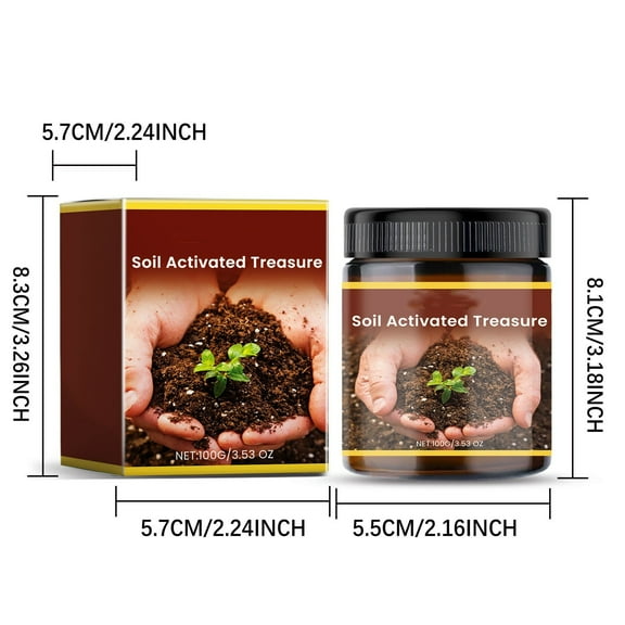 100g Root Growth Nutrient Powder, Deep Soil Penetrating Plant Rooting Agent, Strong Root System Booster Fertilizer, Universal Gardening Nutrient Supplement for Flower Vegetable Crop Growth