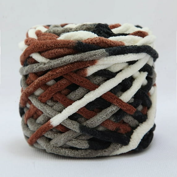 100g Soft Chenille Yarn, Velvet Blanket Yarn, Thick Fluffy Plush Yarn for Crocheting Hand Knitting Weaving Sweater Shawl Scarf Gloves DIY Craft