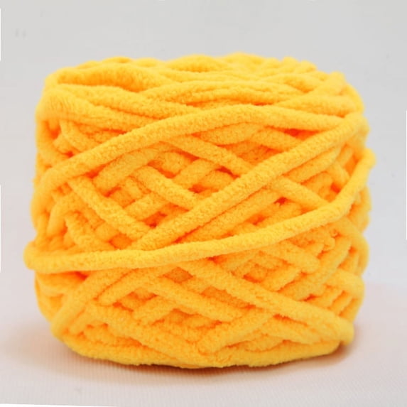 100g Soft Chenille Yarn Velvet Yarn for Crocheting, Fluffy Yarn for Knitting and Crochet DIY Craft Hat Scarf Blanket Slippers