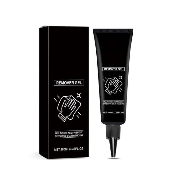 100g Stain-Removing Gel Molds and Grime Cleaner for Washing Machines Tiles and Bathroom Slots, Black