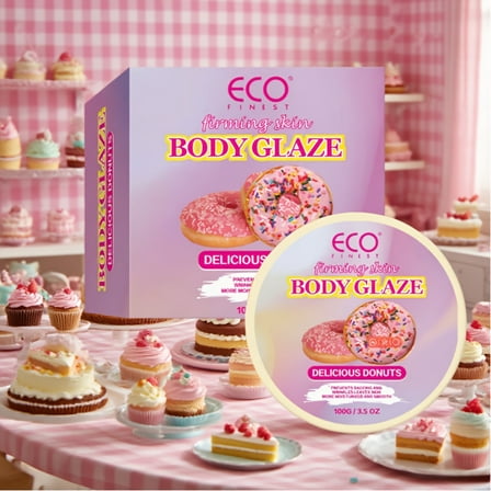 100g Sweet Donut Body Glaze Moisturizing and Repairing Body Milk Fragrance Sweet Donut Fragrance Lasts and Brightens Skin
