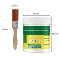 thumbnail image 1 of 100g Transparent Waterproof Agent Waterproof Coat Mighty Paste Polyurethane with Brush Invisible Paste Sealant for Home for Roof Bathroom, 1 of 5