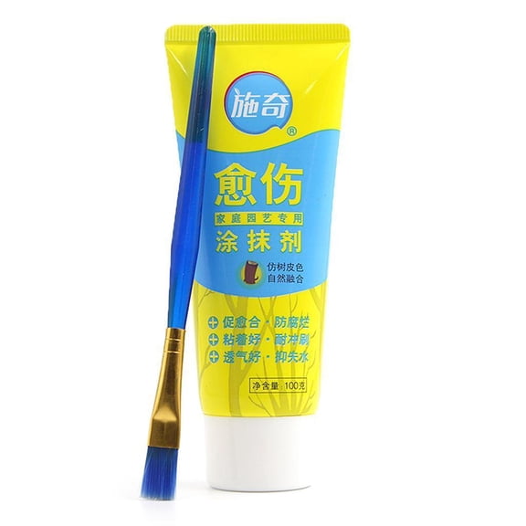 100g Tree Wound Bonsai Cut Paste Smear Agent Pruning Compound Sealer with Brush