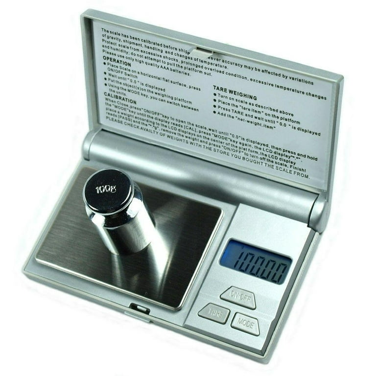100g by 0.01g Precision Digital Pocket ScaleDigital Grams Scale, Food Scale,  Jewelry Scale Black, Kitchen Scale 